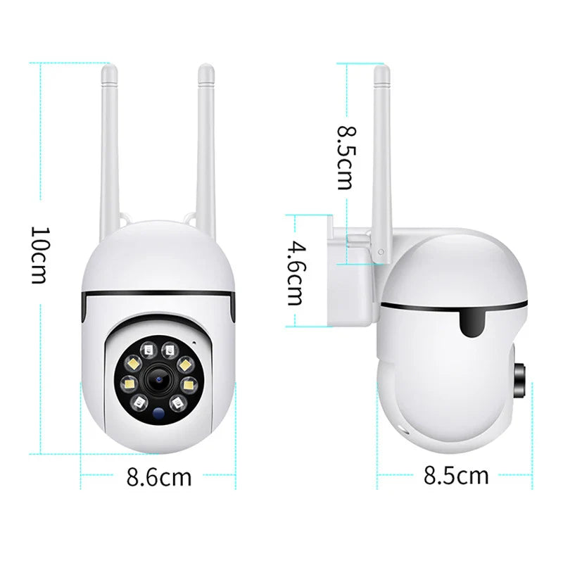 8MP Wifi IP Wireless Security Surveillance PTZ Camera 4X Zoom Cameras Tracking Two-way - Security Camera - view 4
