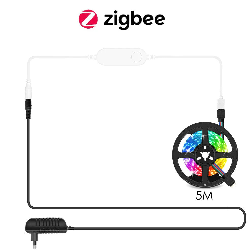 12V Smart Home Zigbee RGB Led Strip Lights 5M 10M 20M 5050 Flexible Led - LED Strip Light - view 7