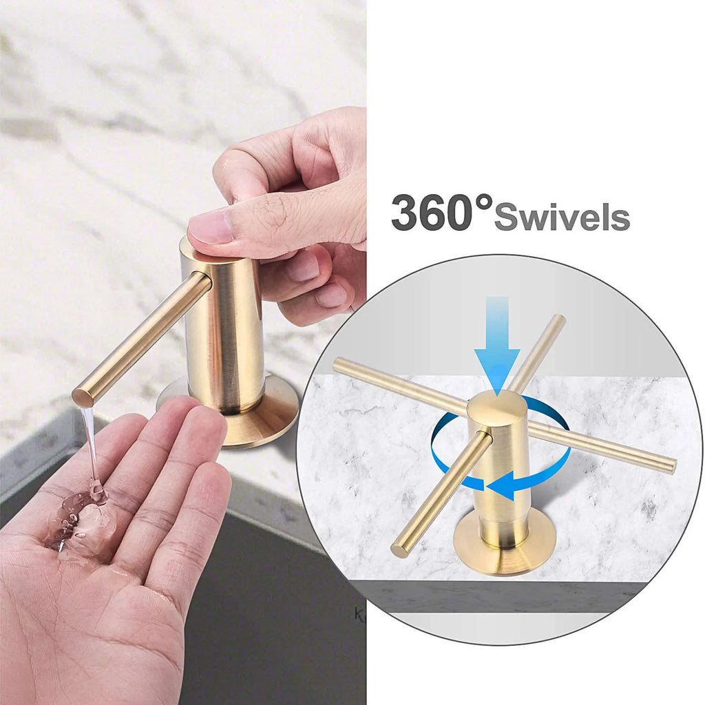 Samodra Brass Liquid Soap Dispenser Extension Tube Kit For Kitchen Accessories - Home Improvement - view 4