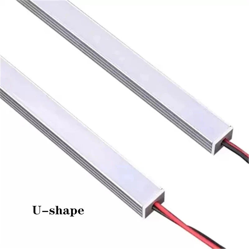 LED aluminum rigid light bar DC12V 50CM 20 inch U/V-shape 5730 36LEDs LED aluminum - Home Improvement - view 3
