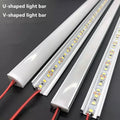 LED aluminum rigid light bar DC12V 50CM 20 inch U/V-shape 5730 36LEDs LED aluminum - Home Improvement