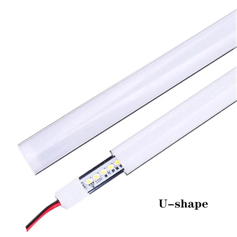 LED aluminum rigid light bar DC12V 50CM 20 inch U/V-shape 5730 36LEDs LED aluminum - Home Improvement - view 4