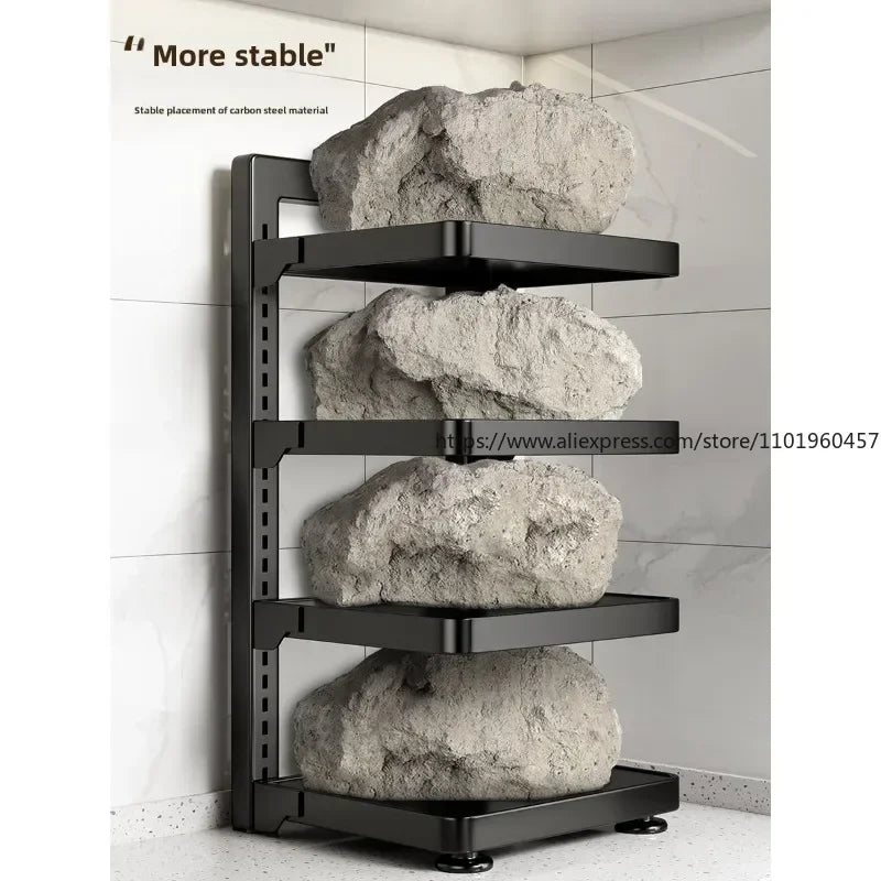 Kitchen Storage Rack Household Multi-layer Kitchen Sink Layered Pot Storage Rack - Storage Shelf - view 4
