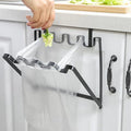 Kitchen Trash Rack Cabinet Door Garbage Bags Holder Multi-function Cabinet Rubbish - Cabinet Organizer