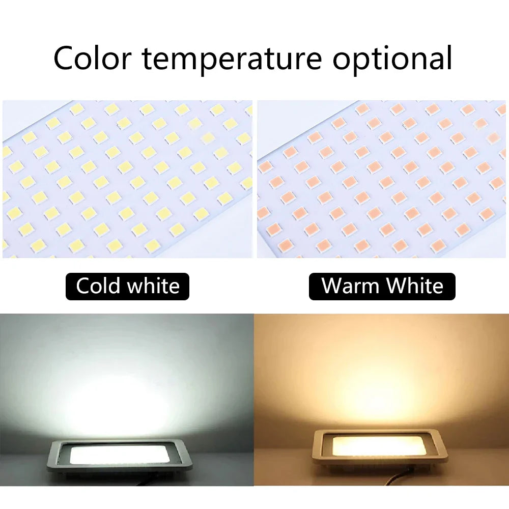 LED Flood Light 100W 50W 30W 20W 10W AC 220V Outdoor IP68 Waterproof Reflector - LED Flood Light - view 4