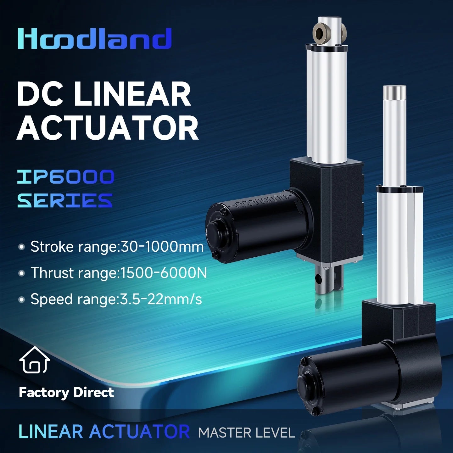 Telescopic Linear Actuator Industrial Grade High Thrust 6000N12V/24V DC Electric - Home Improvement - view 2