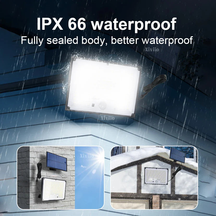 600W 344/192LED Solar Lights Outdoor Super Bright Human Motion Sensor Security Flood - Solar Light - view 6