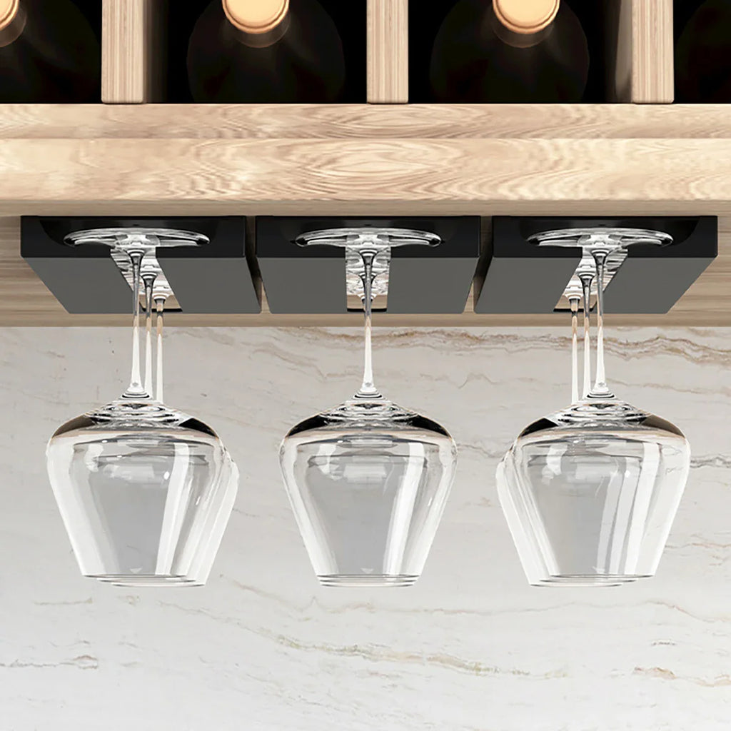 Under Cabinet Upside Down Wine Glass Holder - For Wine Glasses/Champagne Glasses - Cabinet Organizer - view 3
