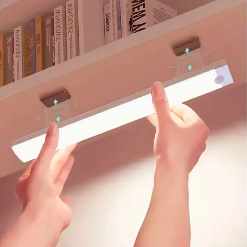 2PCS Wireless motion-sensor LED light bar, rechargeable magnetic night light corridor - Home Improvement - view 7