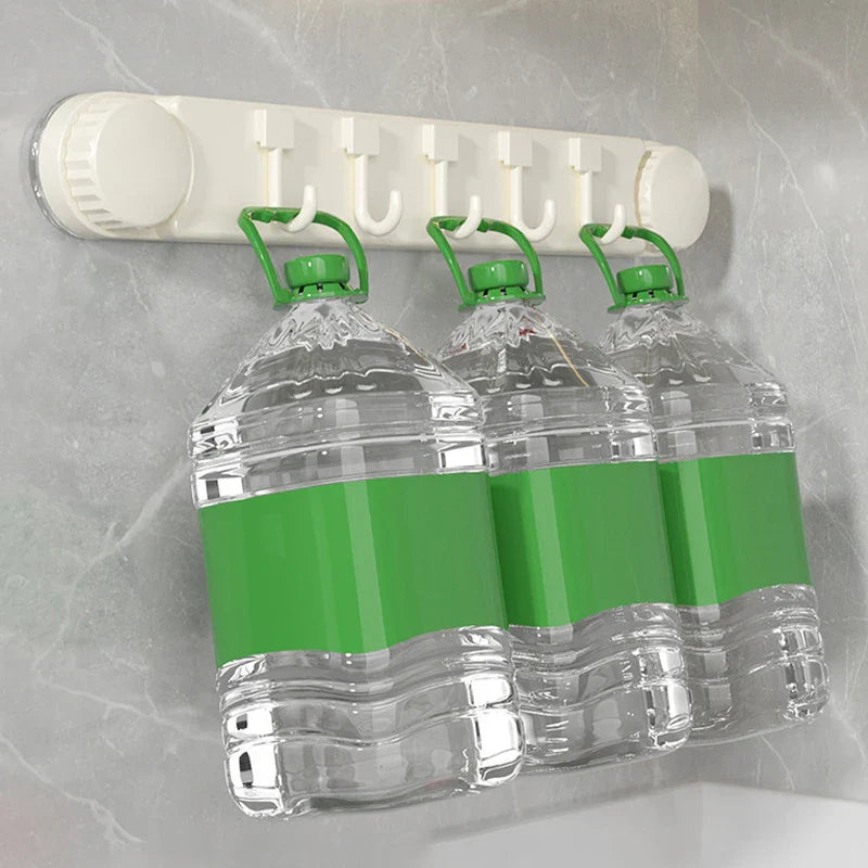 Household Kitchen Plastic Suction Cup Hook Storage Rack Wall Hanging Space Saving - Storage Shelf - view 4