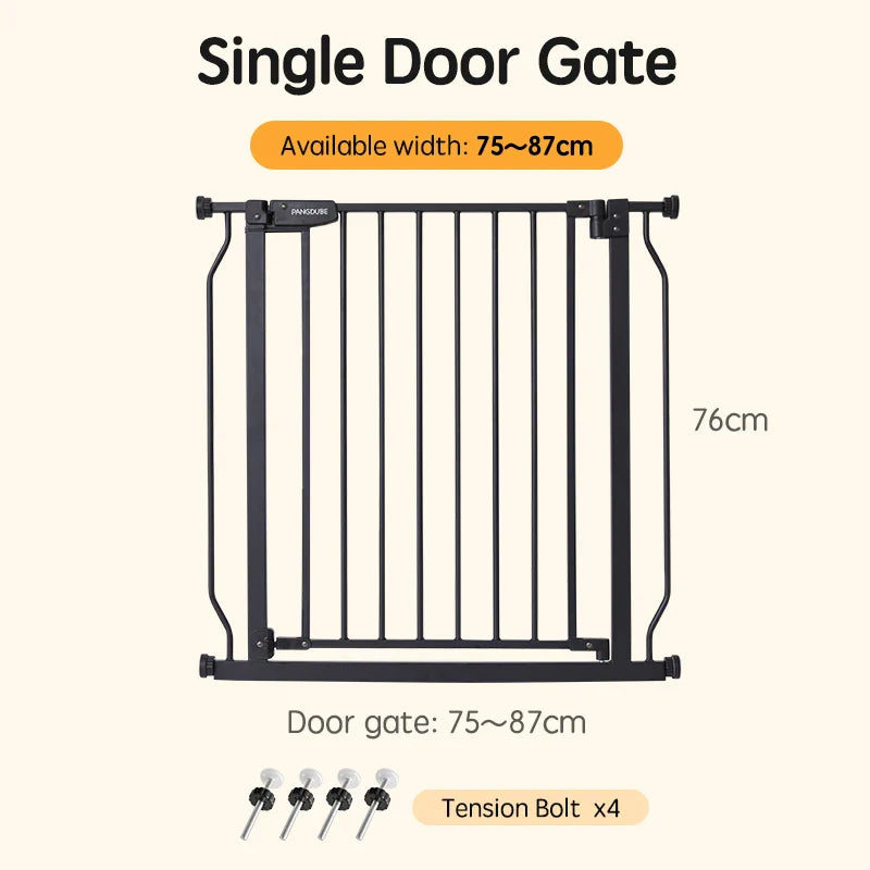 PANGDUBE Pressure Mounted Baby Gate No Drilling Safety Barrier for Stairs Door Child Dog - Safety Gate - view 7