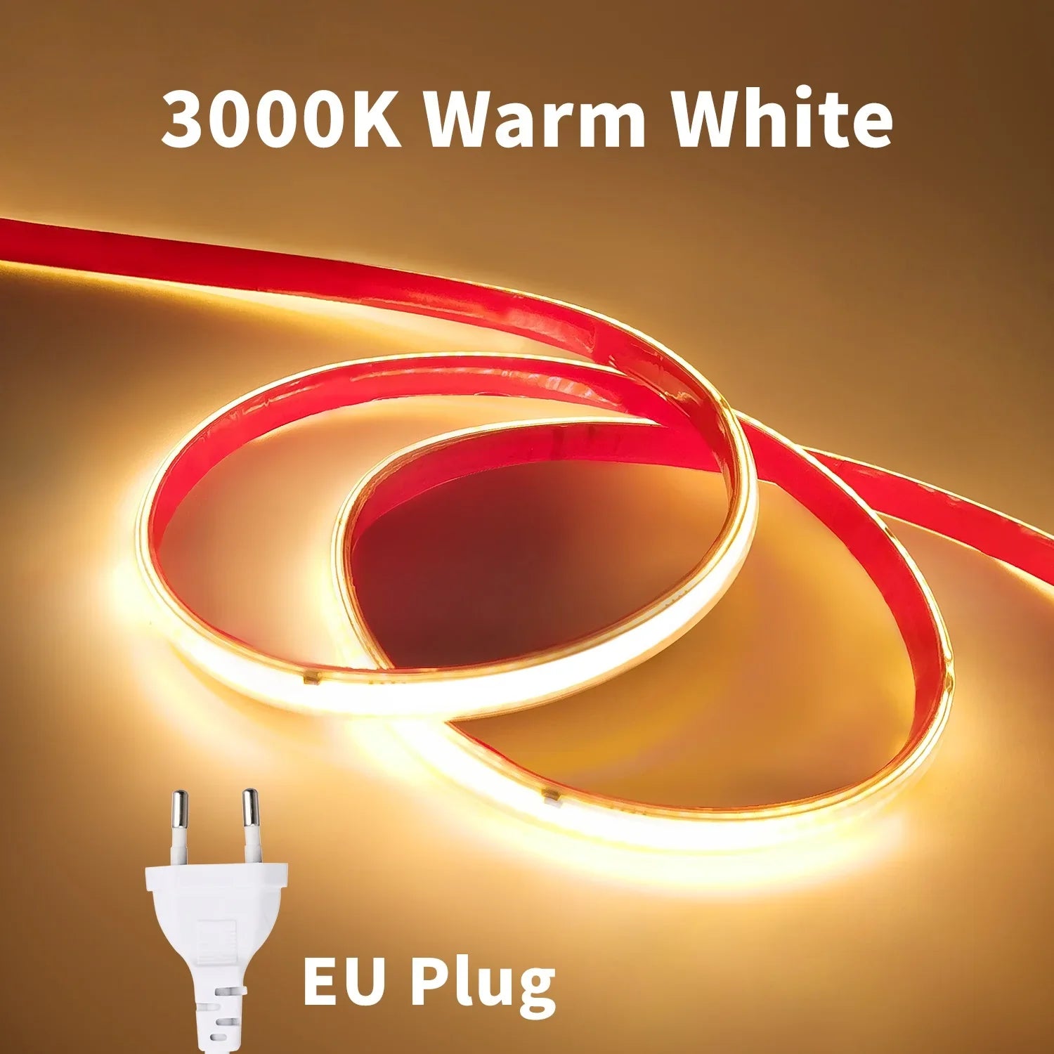 220V COB LED Strip Light 296 LEDs/m High Brightness Waterproof Flexible LED Tape Ribbon - Kitchen Faucet - view 8