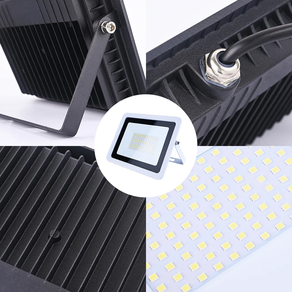 LED Flood Light 10W 20W 30W 50W 100W 220V IP68 Waterproof Outdoor Spotlight Garden - LED Flood Light - view 4