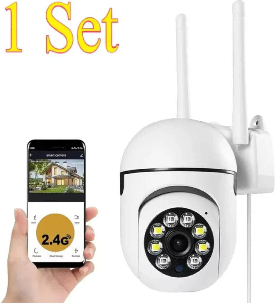 8MP Wifi IP Wireless Security Surveillance PTZ Camera 4X Zoom Cameras Tracking Two-way - Security Camera - view 2