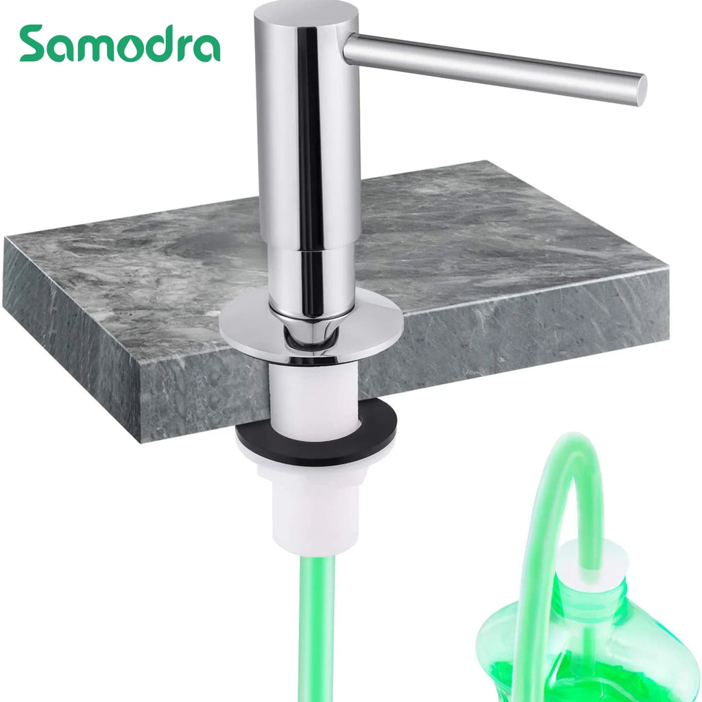 Samodra Brass Soap Dispenser Extension Tube Kit For Kitchen Accessories Bathroom Metal - Home Improvement - view 2