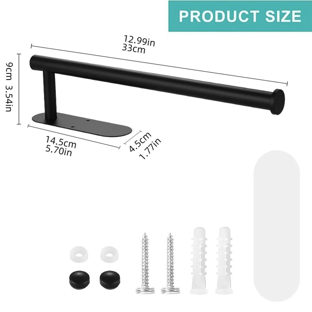 Adhesive Toilet Paper Holder Stainless Steel Tissue Hanger Waterproof Toilet Paper - Organizer - view 8