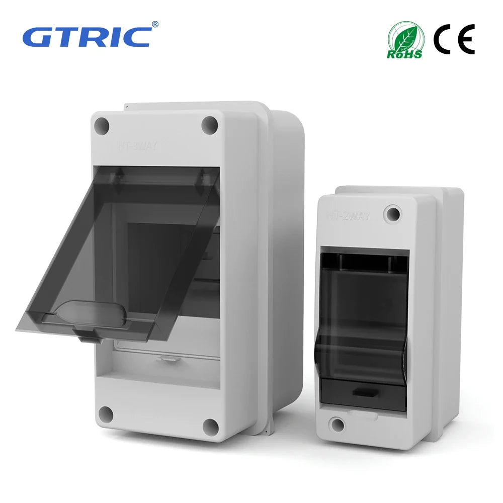 Distribution Box HT Series Junction Box 2/3 Way PC Plastic Outdoor Electrical IP65 - Home Improvement