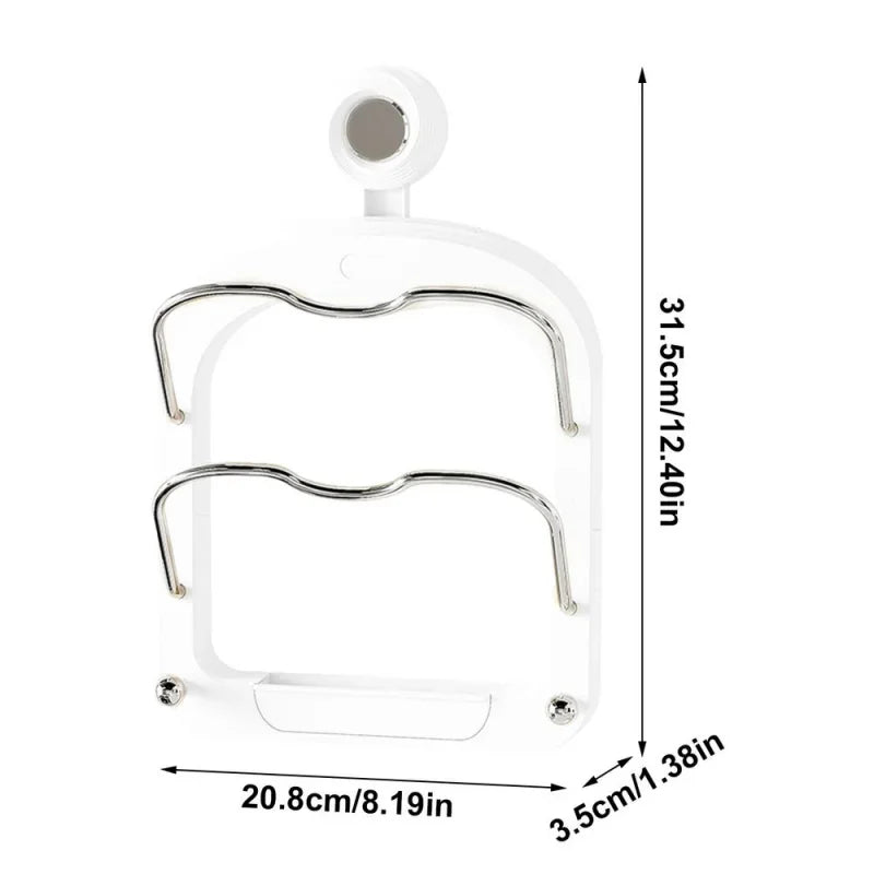 Kitchen Organizer Rack Wall Hanging Pot Cover Rack Multilayer Pot Lid Metal - Cabinet Organizer - view 8