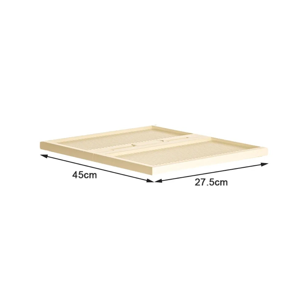 Household Plastic Drawer Organizer Foldable Pull Out Cabinet Storage Stackable With - Cabinet Organizer - view 7