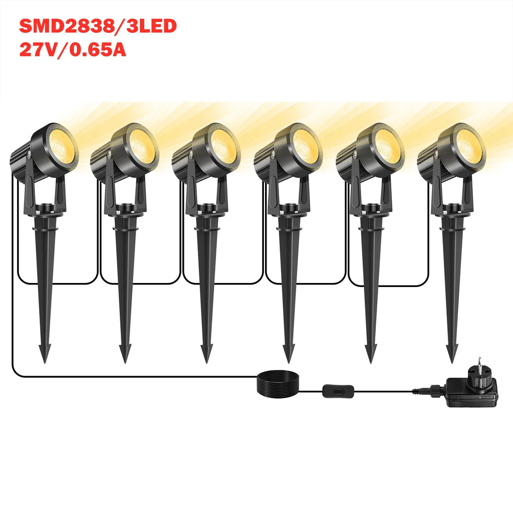 2/4/6/8/10 Lights Low Voltage Landscape Lighting 12V/27V Outdoor Lamp Garden - Lighting - view 7