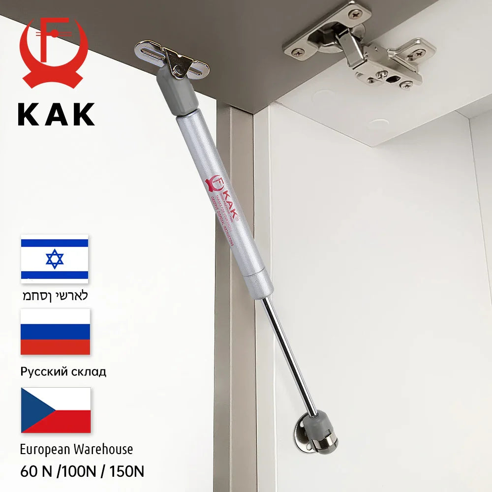 KAK 4 Pack 6kg 10kg 15kg Gas Spring Cabinet Hinge Copper Core Door Lift - Cabinet Organizer
