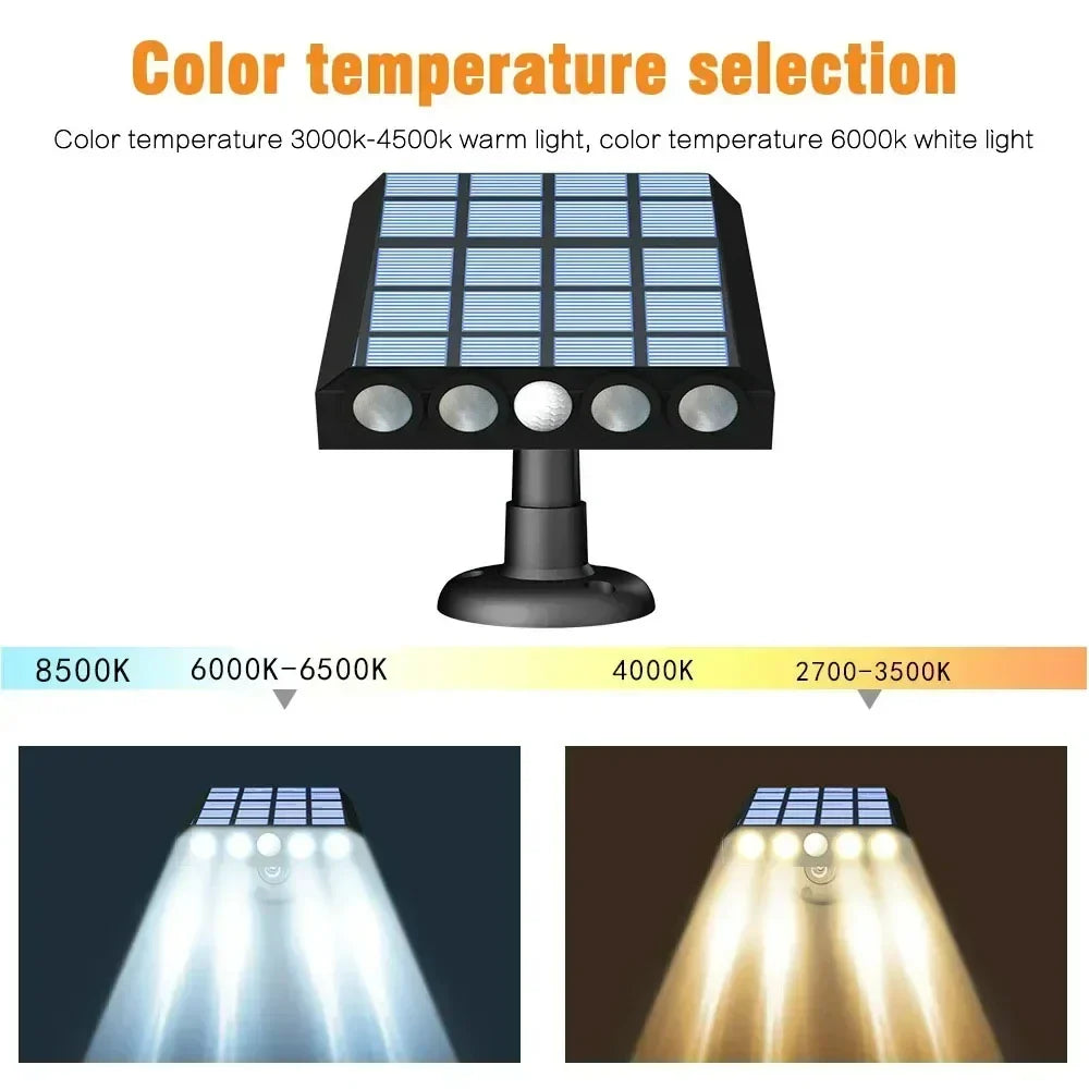 Powerful 4 LED Solar Security Lights Outdoor Decor Sensor Motion 3 Modes Street Waterproof - Solar Light - view 3