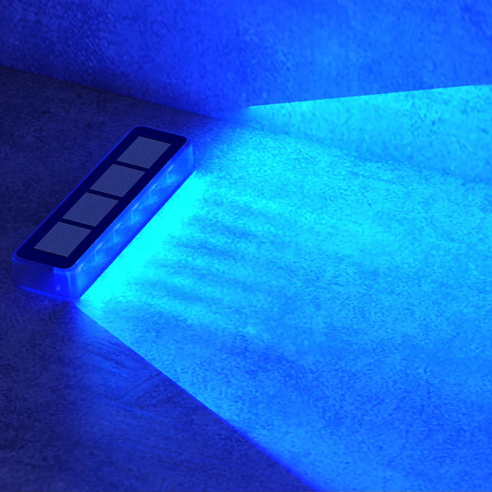 Outdoor Solar Deck Lights LED Waterproof IP68 Step Sidewalk Stair Garden Auto On/Off Solar - Solar Light - view 7