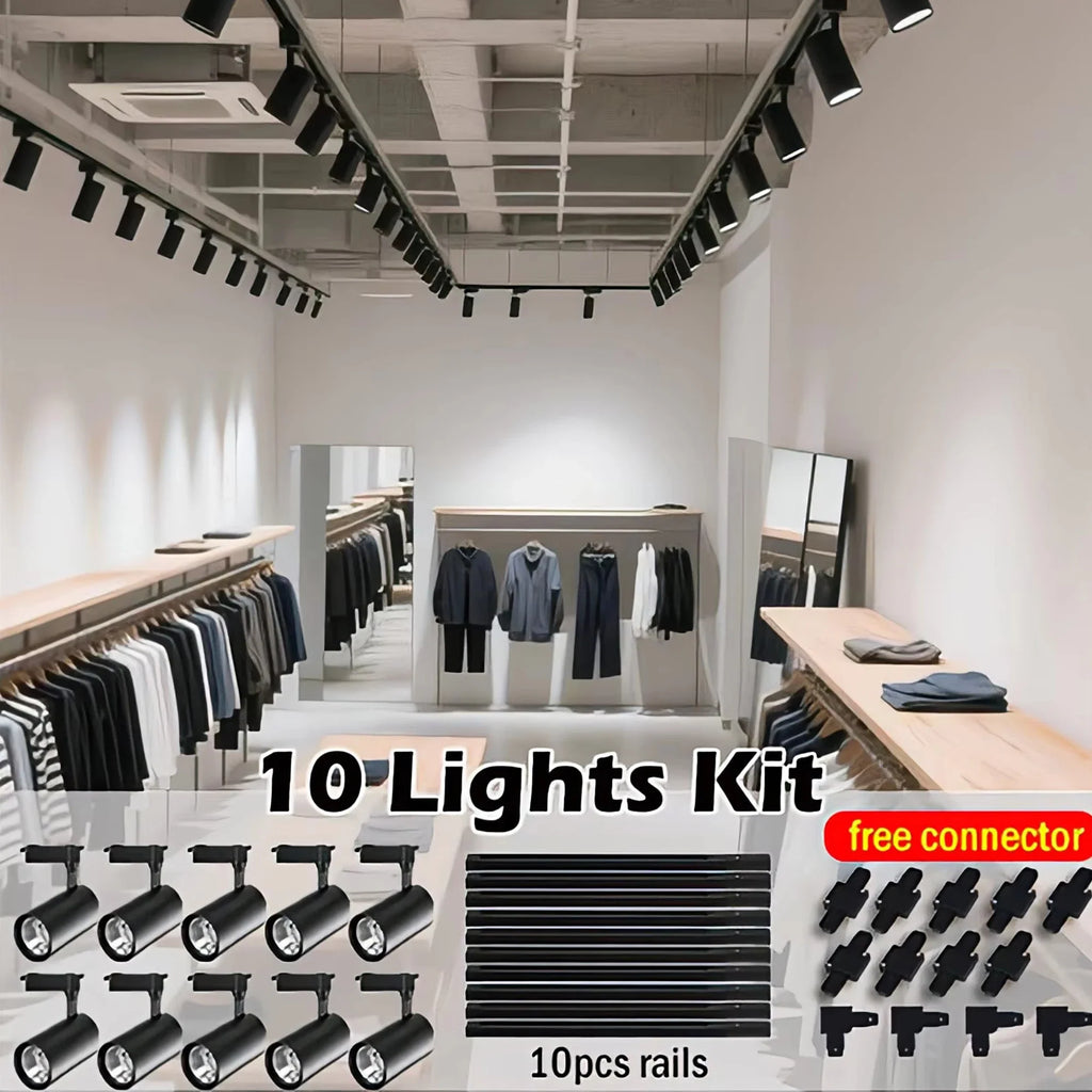 led Track Light Set Rail lighting Ceiling lamp Led Track Lamp Rail light spot - Lighting - view 2
