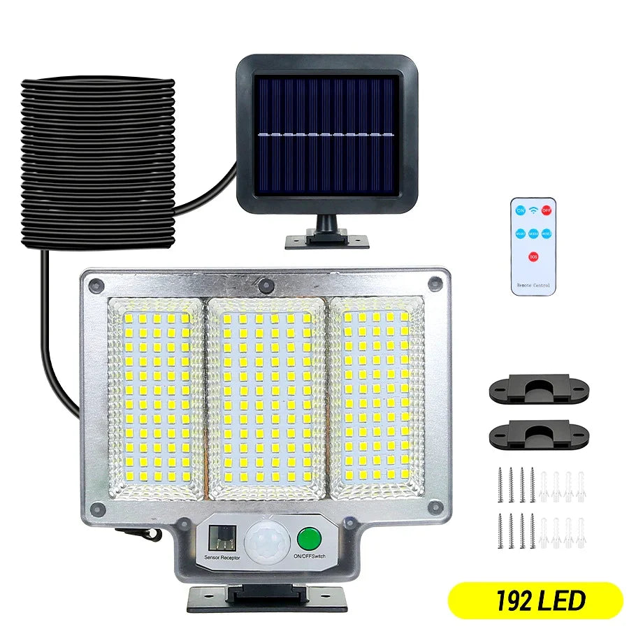 600W 344/192LED Solar Lights Outdoor Super Bright Human Motion Sensor Security Flood - Solar Light - view 7