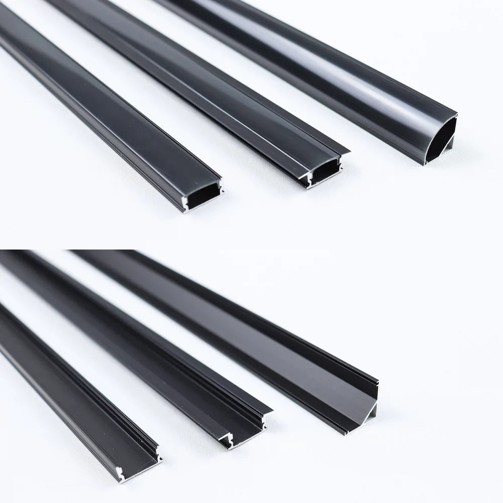 2-35Pcs/lot LED Aluminum profile 0.5m/pcs U/V/W shape Corner for 5050 2835 LED Strip Bar - LED Strip Light - view 3