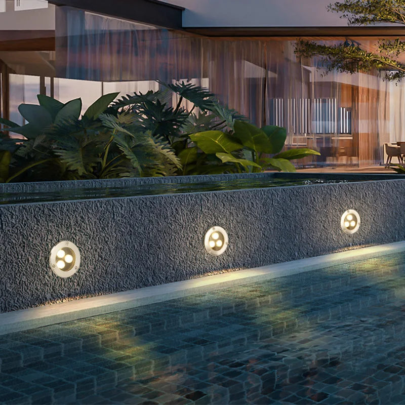 IP68 Waterproof Garden Decoration LED Underground Light 6W 10W 12W Outdoor Landscape - Home Improvement - view 5
