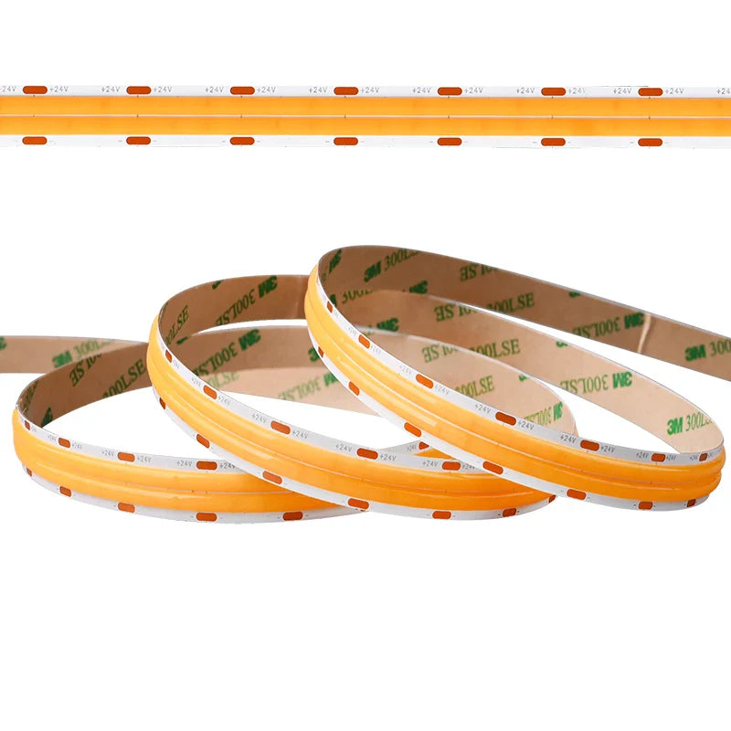 Super Bright COB LED Strip 2000lm/m Double Row 600LEDs/m Flexible Dimmable Led Lights RA90 - LED Strip Light