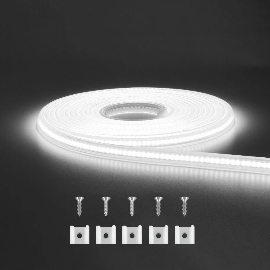 AC 220V COB LED Strip Light 288LEDs/m IP65 Waterproof 1m-50m Flexible Tape with EU/AU - Kitchen Faucet - view 7
