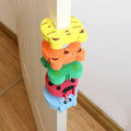 5pcs/lot Silicone Doorways Gates Decorative Door Stopper Baby Safety Care Cartoon - Home Improvement