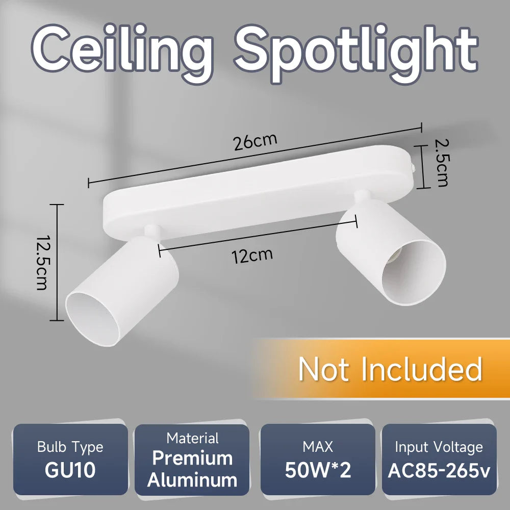 GU10 Led Spotlight Replaceable Bulb Track Light 110V 220V Led Ceiling Lighting Indoor for - LED Flood Light - view 7