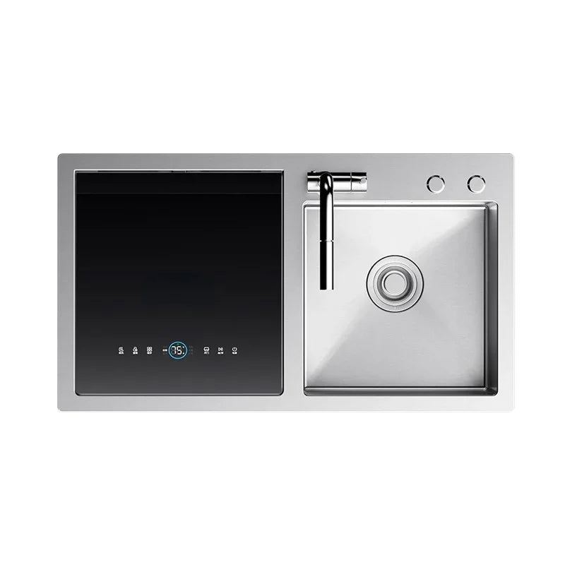 Sink Dishwasher Automatic Household Embedded Thermal drying Quick cleaning of fruits - Floor Mat - view 3