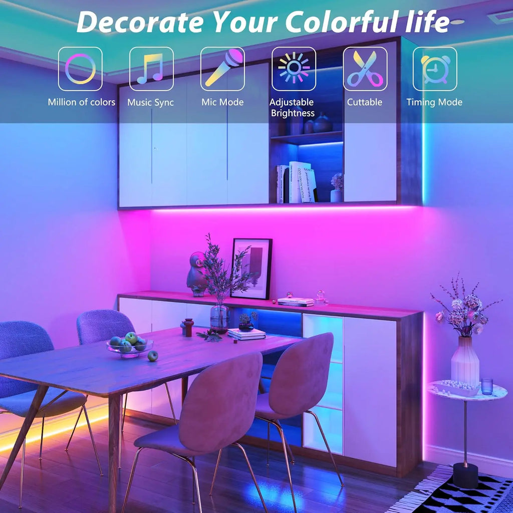 WiFi USB LED Strip Works with Alexa Tuya Smart Life 1M 5M 10M 20M - LED Strip Light - view 3