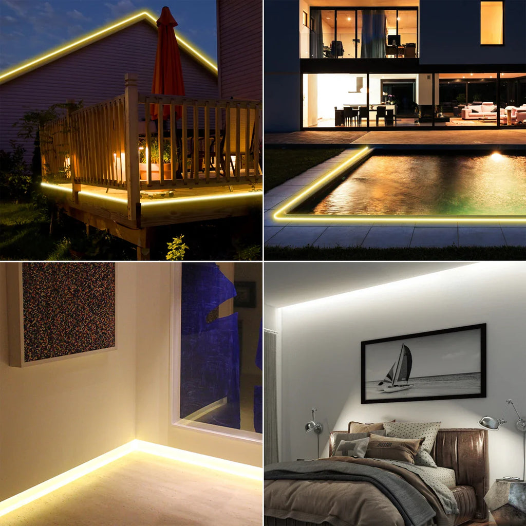 35M 30M COB Neon Strip Light 288LEDs/M High Density Pure Silicone Tube Soft Waterproof - LED Strip Light - view 6