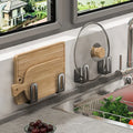 2Pcs/set Cutting Board Pot Cover Rack Sink Sponge Organizer Bathroom Multifunctional - Cabinet Organizer