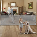 120inx34in Retractable Baby Gate Tall Mesh Baby Gate Extends up to Wide Retractable Gate - Safety Gate
