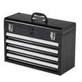 SucceBuy 20.5in Metal Tool Box Portable 4-Drawers Tool Chest with Drawers Locking - Cabinet Organizer