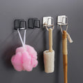 Space Saving Kitchen Stainless Steel Storage Hooks Nail-Free Installation for Hanging - Organizer