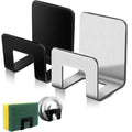Stainless Steel Sink Tray Drainer Rack Kitchen Sink Sponge Holders Self Adhesive Hook - Dish Drying Rack