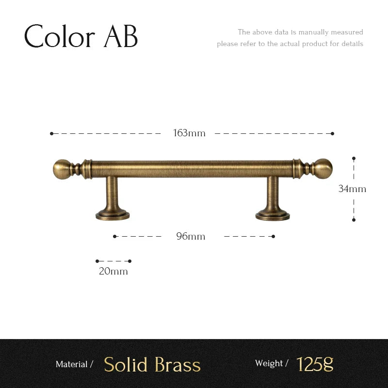 Santaya Brushed Antique Brass Handles for Kitchen Cabinets Wardrobes Drawers and - Cabinet Organizer - view 8
