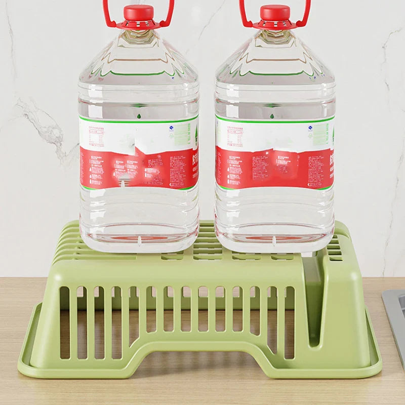 New Pull basket Kitchen cabinet 2-layer drawer Bowl Plastic Drain Basket Space Bowl Rack - Cabinet Organizer - view 4