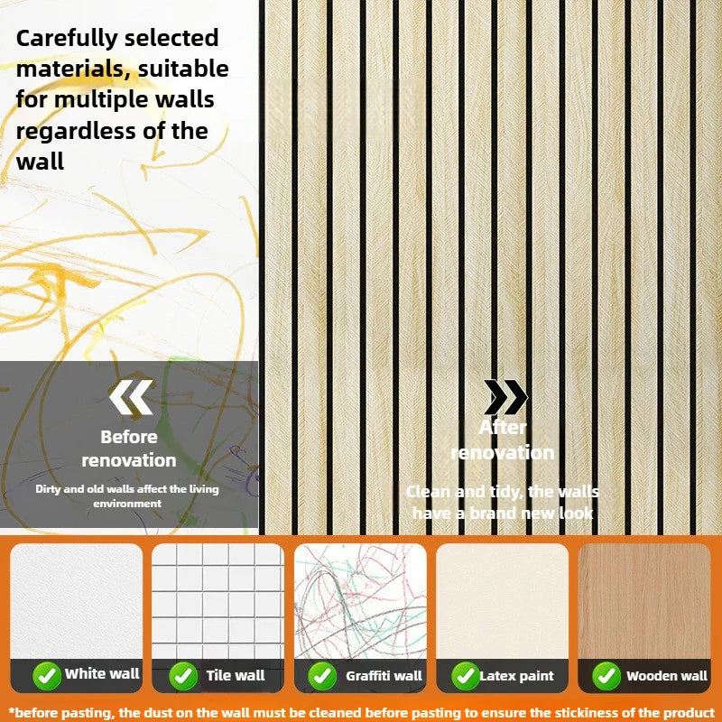 Thick Brown Grid Peel and Stick Wallpaper Faux Plaid Design Waterproof and - Home Improvement - view 3