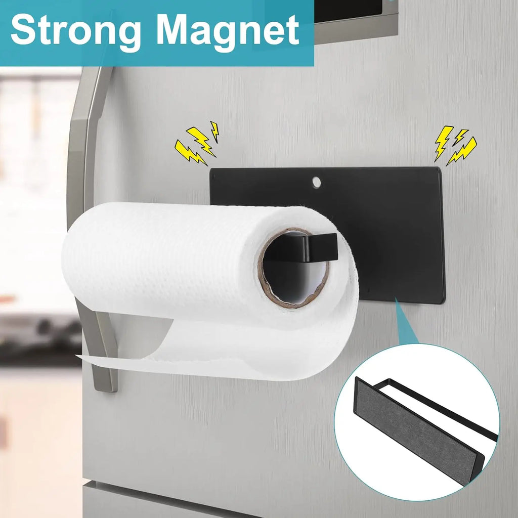2-piece set of magnetic tissue holder, magnetic and drilled tissue holder wall - Organizer - view 5