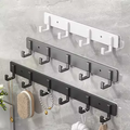 Kitchen space aluminum punch-free hooks are easy to install kitchen utensils storage - Organizer