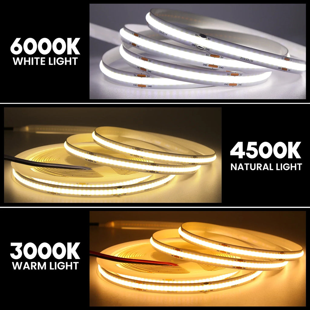 Tuya WiFi COB LED Strip Tuya Smart Life APP Control Dimmable LED Strip Light - LED Strip Light - view 3