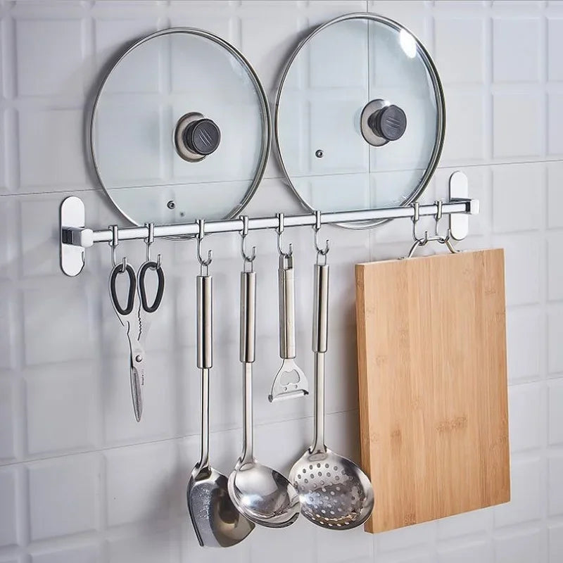 Punch-Free Hook Racks Kitchen Storage Rack Knife Wall Hanging Storage Pendant - Storage Shelf - view 3